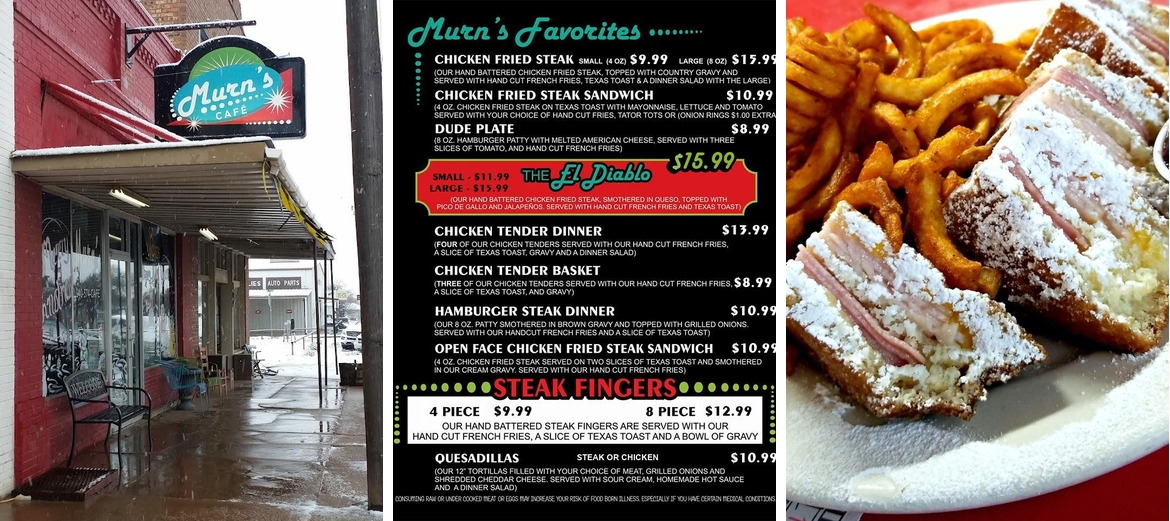 Murn's Cafe Menu