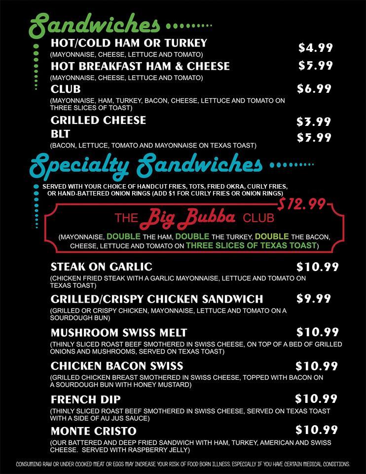 Murn's Cafe Menu image 3